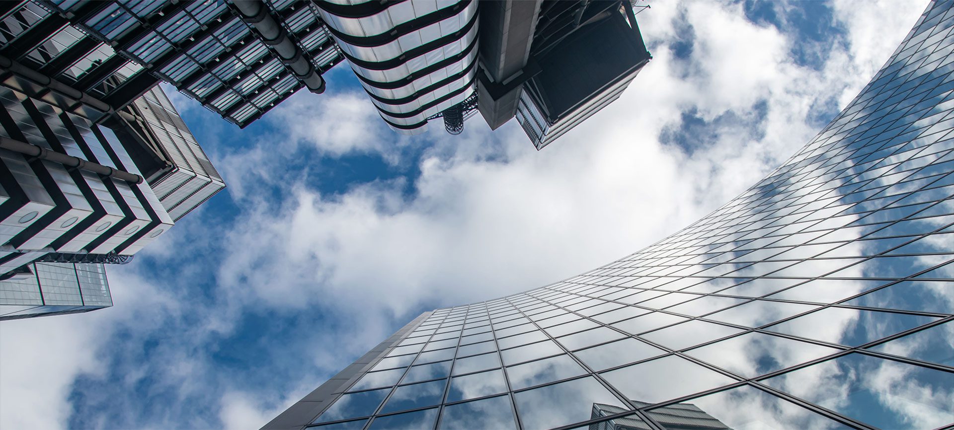 Financial district architecture in Brussels